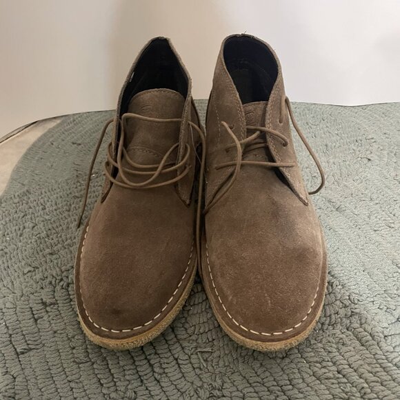 Reaction Kenneth Cole Desert Sun Walnut Suede Mens Size 8 M - Picture 3 of 6